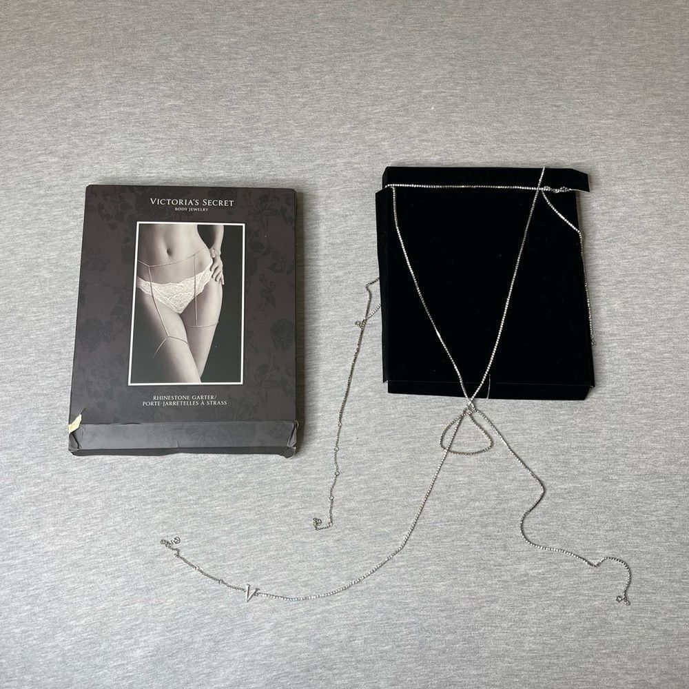Victoria's Secret Vintage Rhinestone Garter Body Jewelry